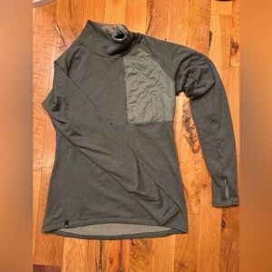 Flylow Grid Fleece Mock Neck Skiing Base Layer